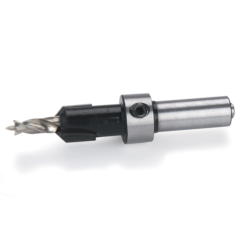 13/64" x 1/2" Carbide-Tipped Countersink With Brad Point Drill Bit